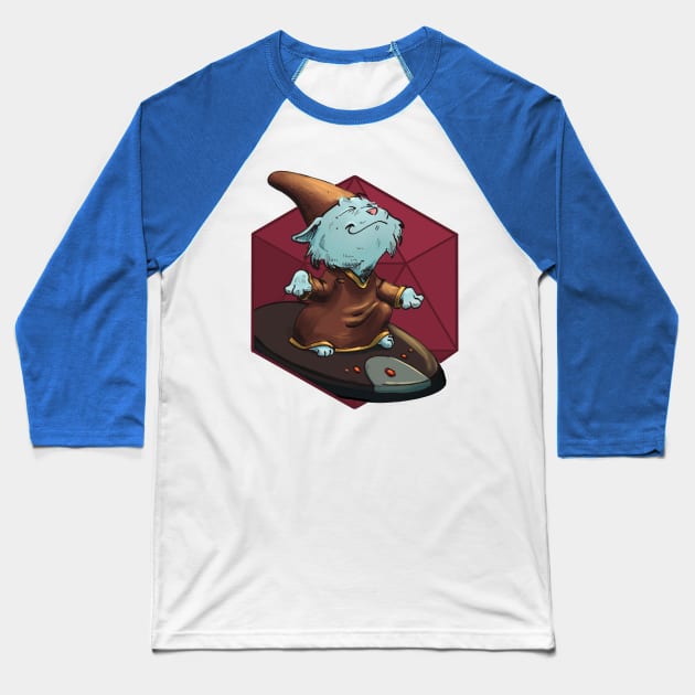 RPG cat funny wizard on a hoover Baseball T-Shirt by Carlos CD